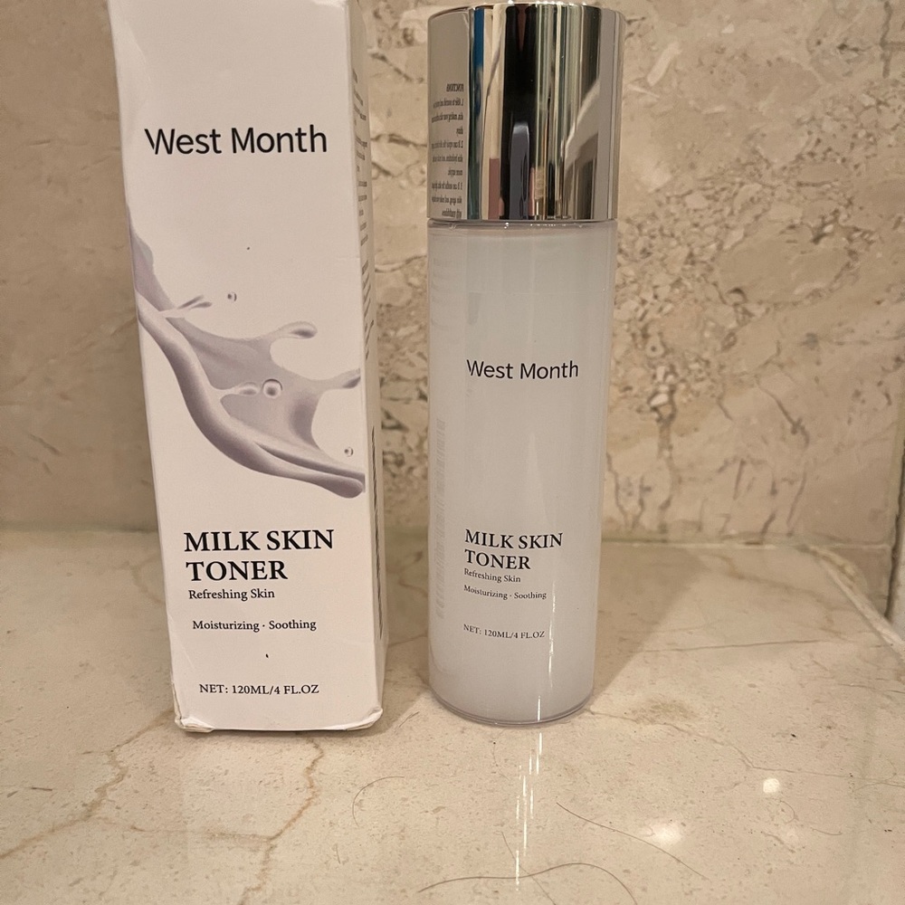 Milk Skin Toner - leaves your skin feeling fresh and very soft.